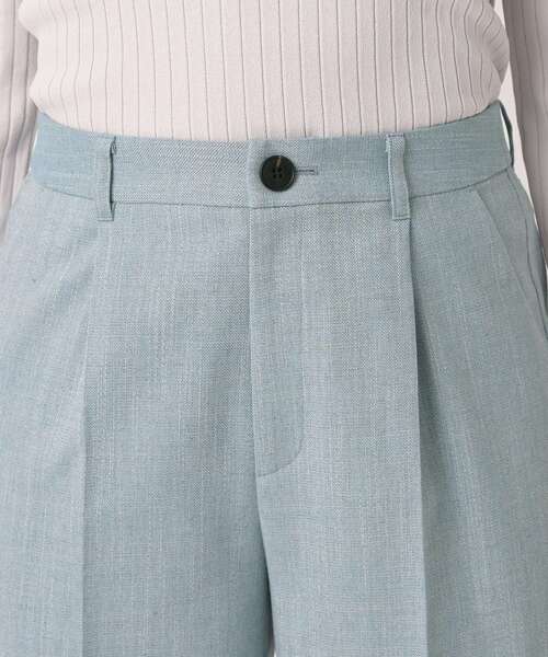 UNTITLED(アンタイトル)の「シャンブレーワイドパンツ(その他パンツ・レディース・ライトブルー/ライトベージュ・50/48/46/44/42/04/03/02/01/00)」の16枚目の写真