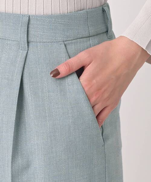 UNTITLED(アンタイトル)の「シャンブレーワイドパンツ(その他パンツ・レディース・ライトブルー/ライトベージュ・50/48/46/44/42/04/03/02/01/00)」の17枚目の写真