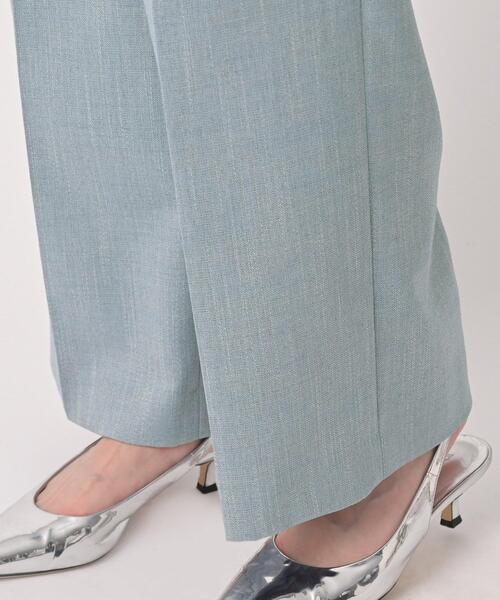 UNTITLED(アンタイトル)の「シャンブレーワイドパンツ(その他パンツ・レディース・ライトブルー/ライトベージュ・50/48/46/44/42/04/03/02/01/00)」の19枚目の写真