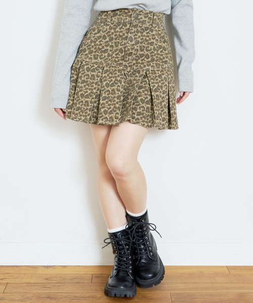 LOVETOXIC（ラブトキシック）の「【LTXC/セット可】アソートボックスプリーツスカート（スカート・キッズ・グレー/モカ/カーキ/ブラウン/ブルー・S:140cm/L:160cm/M:150cm/130cm）」の13枚目の写真