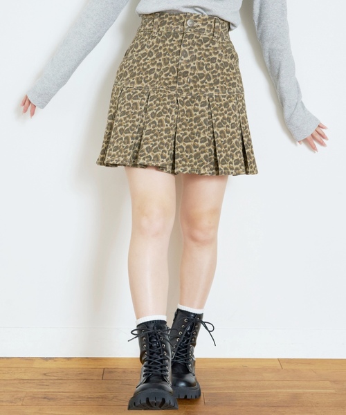 LOVETOXIC（ラブトキシック）の「【LTXC/セット可】アソートボックスプリーツスカート（スカート・キッズ・グレー/モカ/カーキ/ブラウン/ブルー・S:140cm/L:160cm/M:150cm/130cm）」の14枚目の写真