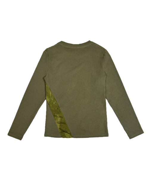 TANSANMAGNESIUM（タンサン マグネシウム）の「切り替えロングスリーブ（カーキ）（Tシャツ/カットソー・レディース・その他・MEDIUM/SMALL）」の7枚目の写真