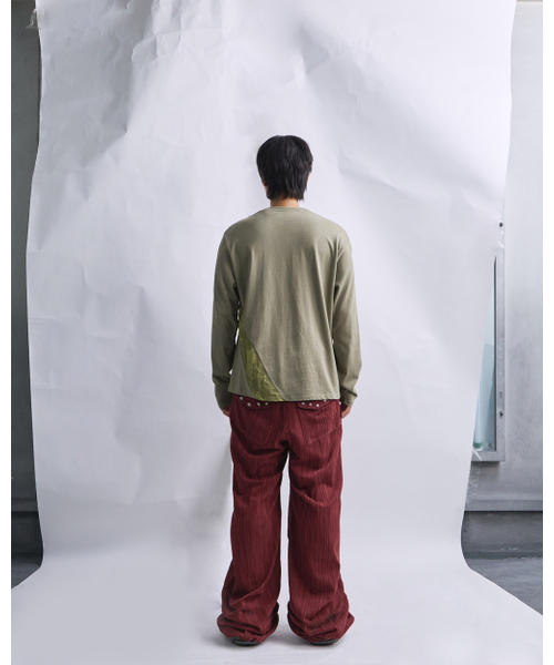 TANSANMAGNESIUM（タンサン マグネシウム）の「切り替えロングスリーブ（カーキ）（Tシャツ/カットソー・レディース・その他・MEDIUM/SMALL）」の11枚目の写真