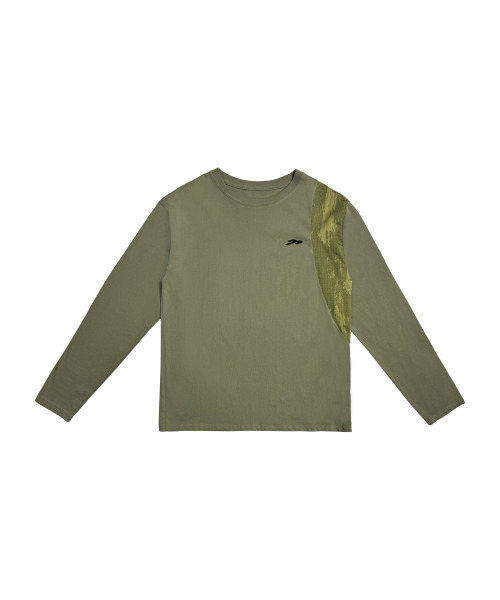 TANSANMAGNESIUM（タンサン マグネシウム）の「切り替えロングスリーブ（カーキ）（Tシャツ/カットソー・レディース・その他・MEDIUM/SMALL）」の12枚目の写真
