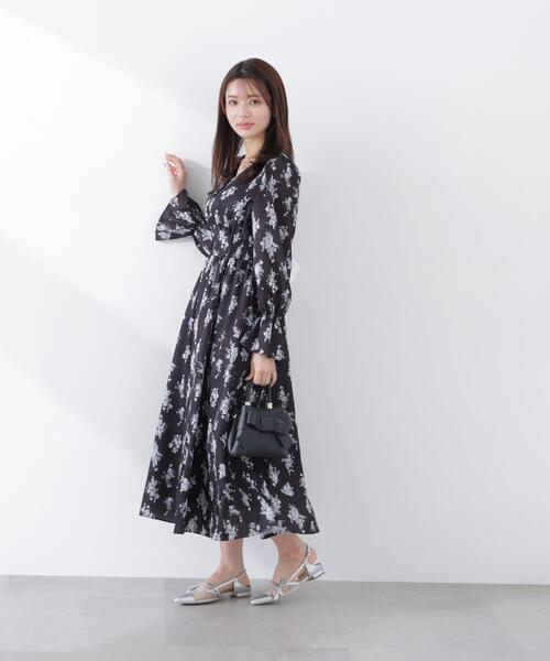 PROPORTION BODY DRESSING(プロポーションボディドレッシング)の「フラワープリントワンピース / 1216140303(ワンピース・レディース・ホワイト系その他/ブラック/ブルー・SMALL/P/S/MEDIUM)」の10枚目の写真