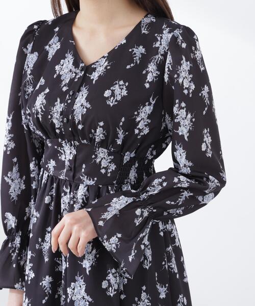 PROPORTION BODY DRESSING(プロポーションボディドレッシング)の「フラワープリントワンピース / 1216140303(ワンピース・レディース・ホワイト系その他/ブラック/ブルー・SMALL/P/S/MEDIUM)」の16枚目の写真