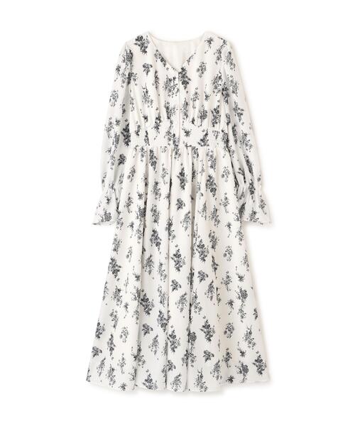 PROPORTION BODY DRESSING(プロポーションボディドレッシング)の「フラワープリントワンピース / 1216140303(ワンピース・レディース・ホワイト系その他/ブラック/ブルー・SMALL/P/S/MEDIUM)」の22枚目の写真