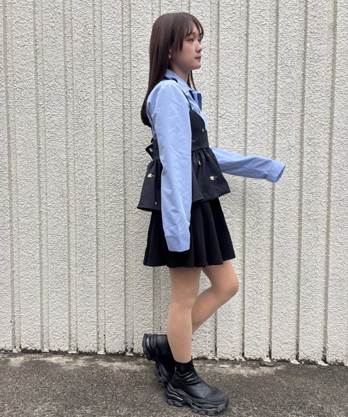 merrylatte(メリーラテ)の「FLOWER CAMISOLE【IROHANI】(キャミソール・レディース・グレー/ネイビー・FREE)」の18枚目の写真