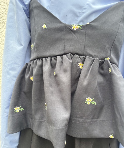merrylatte(メリーラテ)の「FLOWER CAMISOLE【IROHANI】(キャミソール・レディース・グレー/ネイビー・FREE)」の20枚目の写真