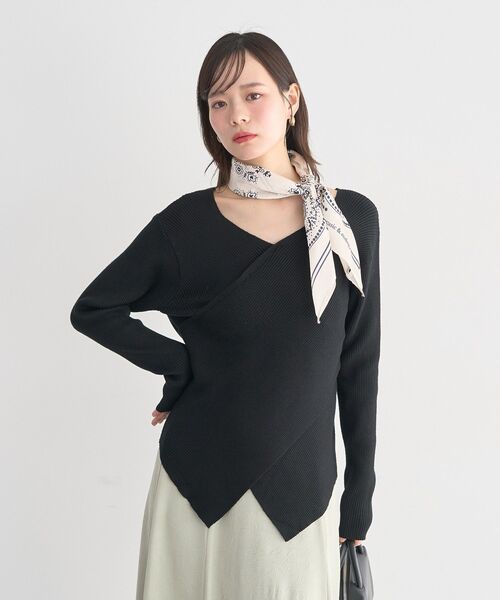 earth music&ecology(アースミュージックアンドエコロジー)の「ボタニカル柄スカーフ(70×70)(バンダナ/スカーフ・レディース・アイボリー/グリーン/ベージュ・FREE)」の20枚目の写真