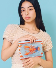 Casselini（キャセリーニ）の「Casselini(キャセリーニ)チュール刺繍ポーチ（ポーチ）」