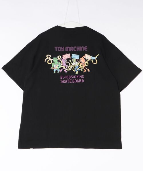 TOY MACHINE(トイ マシーン)の「TOY MACHINE/トイマシーン 半袖 Tシャツ DEFEND FROM WHAT SST MTMSGST4(Tシャツ/カットソー・メンズ・ブラウン/ホワイト/ブラック・XL/L/M)」の4枚目の写真