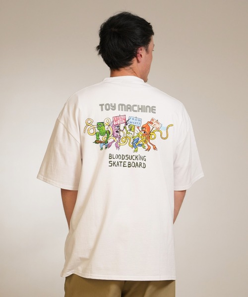 TOY MACHINE(トイ マシーン)の「TOY MACHINE/トイマシーン 半袖 Tシャツ DEFEND FROM WHAT SST MTMSGST4(Tシャツ/カットソー・メンズ・ブラウン/ホワイト/ブラック・XL/L/M)」の15枚目の写真