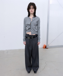 LCDC TM（エルシーディーシーティーエム）の「DISTRESSED CARDIGAN (GREY)（カーディガン/ボレロ）」