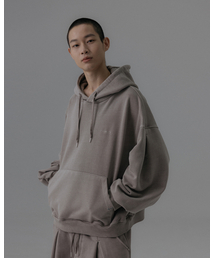 ANGLAN（アングラン）の「Valley Tuck Sweat Balloon Hoodie - Washed Beige（パーカー）」