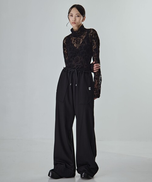 Maison MIHARA YASUHIRO(メゾンミハラヤスヒロ)の「【MIHARA YASUHIRO/ミハラヤスヒロ】INSIDE OUT PANTS/インサイドアウトパンツ(その他パンツ・レディース・ダークグレー/ブラック・36/38)」の3枚目の写真