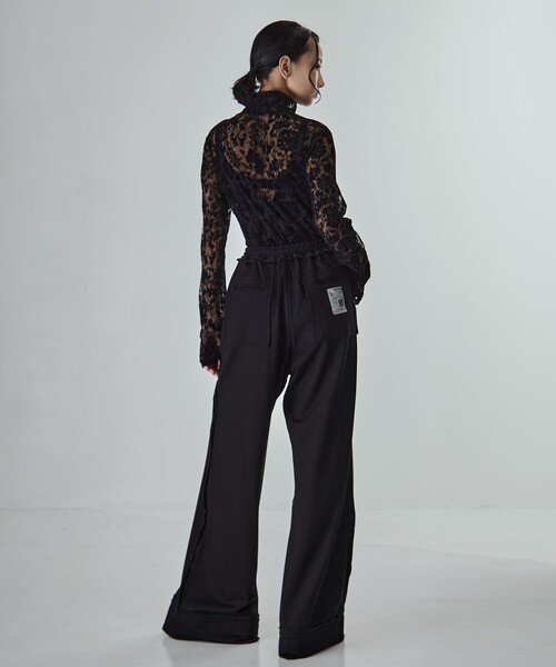 Maison MIHARA YASUHIRO(メゾンミハラヤスヒロ)の「【MIHARA YASUHIRO/ミハラヤスヒロ】INSIDE OUT PANTS/インサイドアウトパンツ(その他パンツ・レディース・ダークグレー/ブラック・36/38)」の5枚目の写真