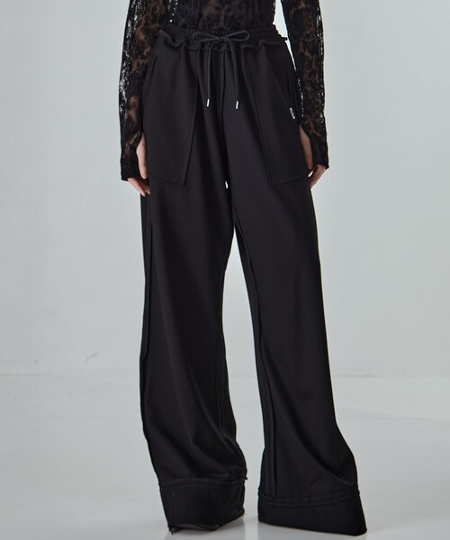 Maison MIHARA YASUHIRO(メゾンミハラヤスヒロ)の「【MIHARA YASUHIRO/ミハラヤスヒロ】INSIDE OUT PANTS/インサイドアウトパンツ(その他パンツ・レディース・ダークグレー/ブラック・36/38)」の6枚目の写真