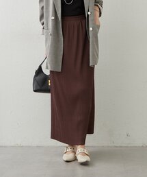 らくちん＆細見え叶う！リブナロースカート