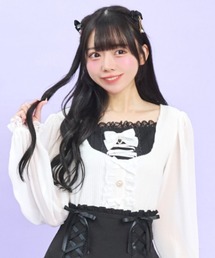 Secret Honey | レースアップヨークカットソー(Tシャツ/カットソー)