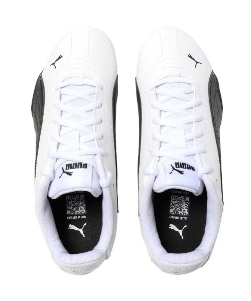 PUMA(プーマ)の「プーマ PUMA プーマ キャッチ(スニーカー・レディース・ホワイト×ブラック・23.0cm/23.5cm/24.0cm/24.5cm/25.0cm)」の5枚目の写真