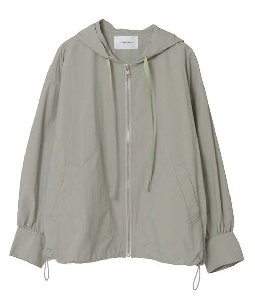 セール】【LOURMARIN】裾ドロストフーディブルゾン（ブルゾン
