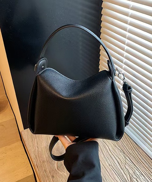folka(フォルカ)の「2C76-KR 2way レザーライク ミニバッグ(ショルダーバッグ・レディース・ブラック・ONESIZE)」の5枚目の写真