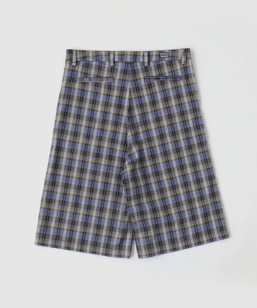 ERL(イーアールエル)の「ERL / イーアールエル UNISEX CHECK SHORTS WOVEN(その他パンツ・メンズ・グレー・SMALL/LARGE/MEDIUM)」の2枚目の写真
