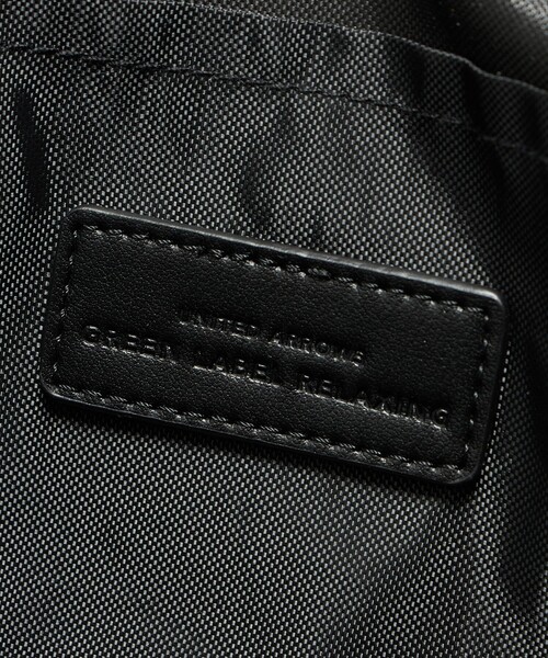 green label relaxing（グリーンレーベルリラクシング）の「【WEB限定】マット リップストップ ナップサック バッグ -撥水-（バックパック/リュック・メンズ・ダークブラウン/ブラック・FREE）」の11枚目の写真