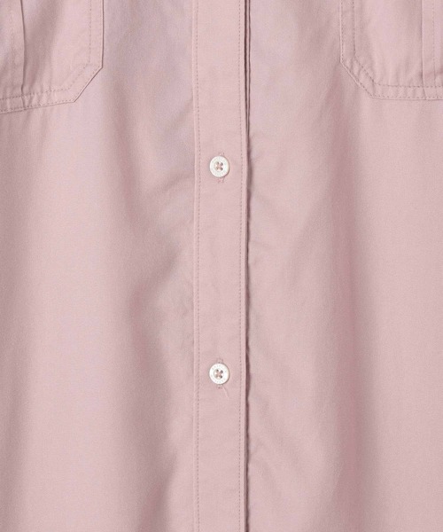 BAYFLOW（ベイフロー）の「[さらりとした肌触り]テンセル(TM)シャツワンピース（ワンピース・レディース・ネイビー/キャメル/ピンク/カーキ・MEDIUM/SMALL）」の22枚目の写真