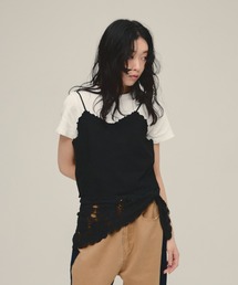 eL（エル）の「【eL】Made in India Embroidery Cami/645532（キャミソール）」