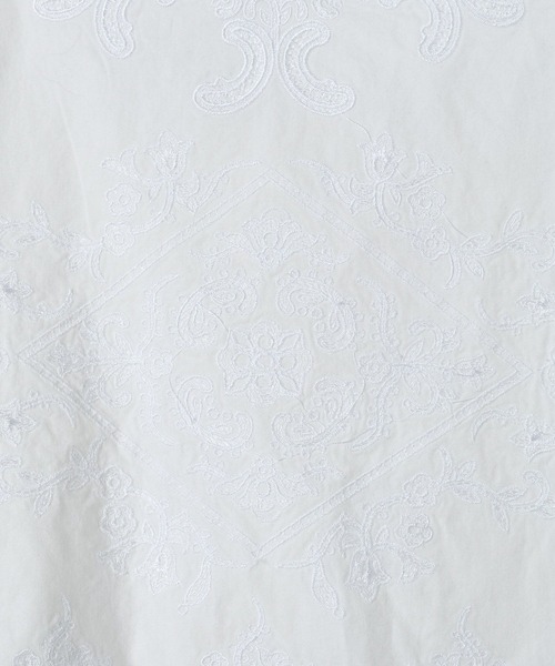 eL(エル)の「【eL】Made in India Embroidery Cami/645532(キャミソール・レディース・オフホワイト/ブラック・FREE)」の21枚目の写真