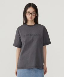 ウーマンオーバーフィットピグメントクーパーロゴTシャツCharcoal