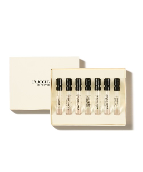 L'OCCITANE(ロクシタン)の「フレグランスディスカバリーキット ミニサイズのオードトワレ(香水)7点セット(香水・フレグランスキット/ギフトセット・レディース・その他・FREE)」の1枚目の写真