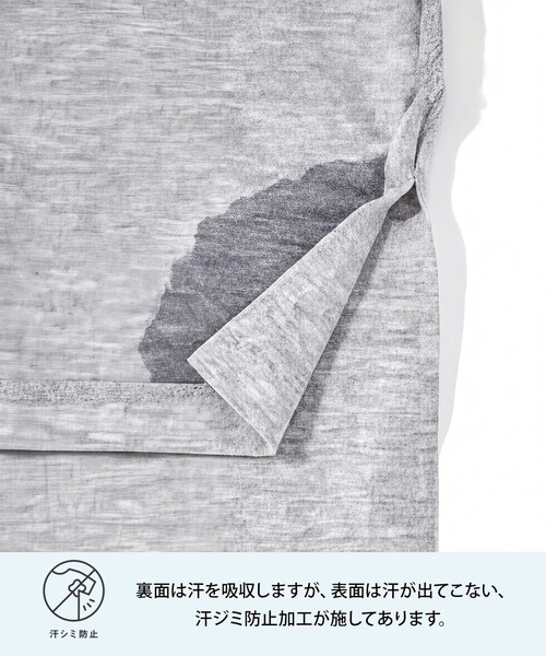 UNFILO（アンフィーロ）の「BEAUTY FORM-T cotton フォルムTシャツ（Tシャツ/カットソー・レディース・グレー系/ブラック系/ベージュ系/ホワイト系・MEDIUM/LARGE/SMALL）」の22枚目の写真