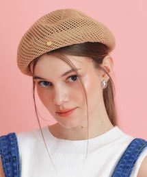 REDYAZEL（レディアゼル）の「プレートメッシュサマーベレー（ハンチング/ベレー帽）」