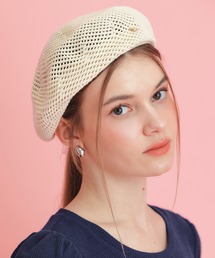 REDYAZEL（レディアゼル）の「プレートメッシュサマーベレー（ハンチング/ベレー帽）」