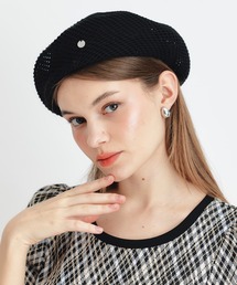 REDYAZEL（レディアゼル）の「プレートメッシュサマーベレー（ハンチング/ベレー帽）」