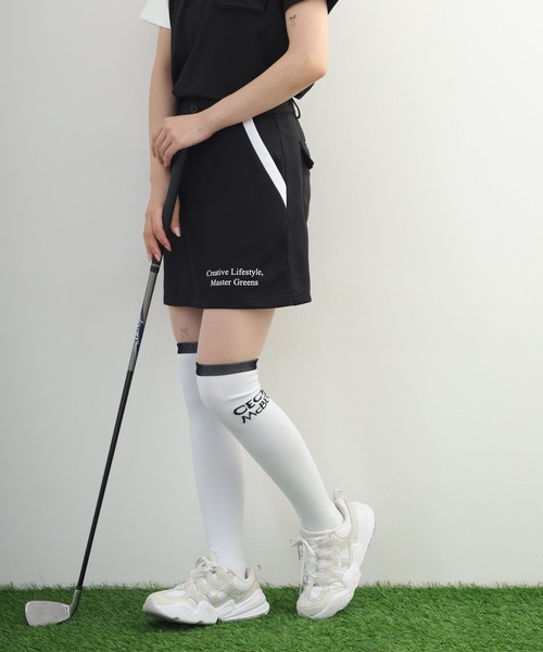 CECIL McBEE（セシルマクビー）の「Pocket Line Basic Skirt ポケット ライン ベーシック スカート（スカート・レディース・ブラック/ホワイト・S）」の4枚目の写真