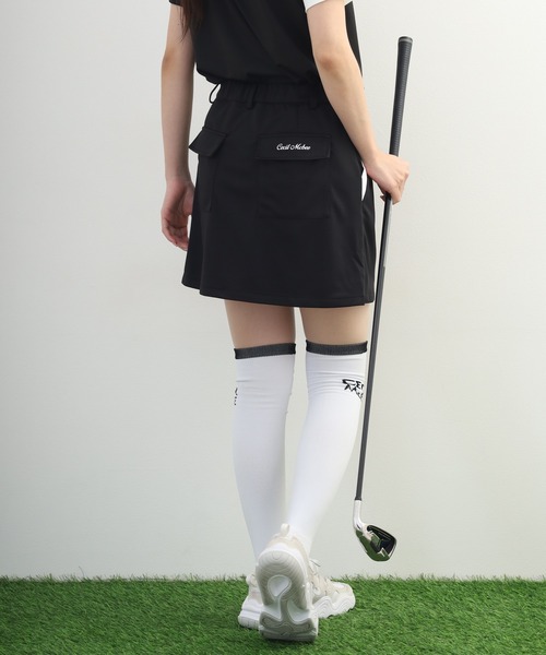 CECIL McBEE（セシルマクビー）の「Pocket Line Basic Skirt ポケット ライン ベーシック スカート（スカート・レディース・ブラック/ホワイト・S）」の6枚目の写真