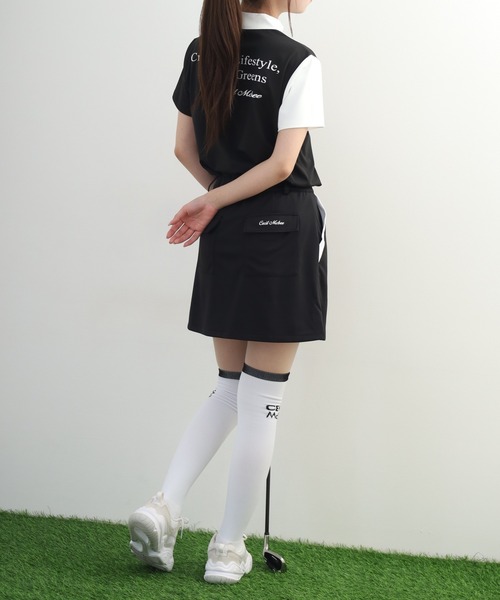 CECIL McBEE（セシルマクビー）の「Pocket Line Basic Skirt ポケット ライン ベーシック スカート（スカート・レディース・ブラック/ホワイト・S）」の8枚目の写真