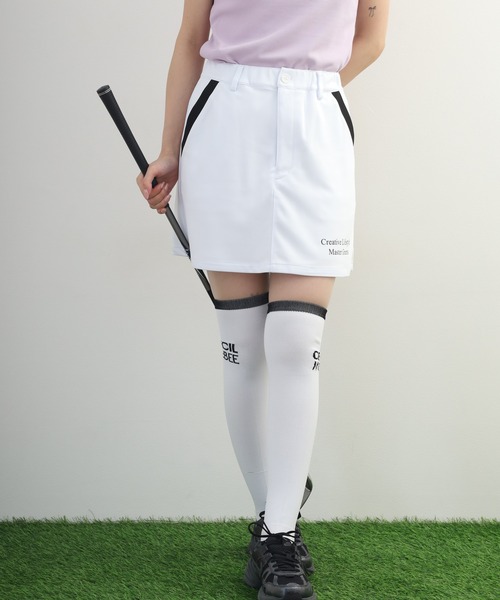 CECIL McBEE（セシルマクビー）の「Pocket Line Basic Skirt ポケット ライン ベーシック スカート（スカート・レディース・ブラック/ホワイト・S）」の15枚目の写真