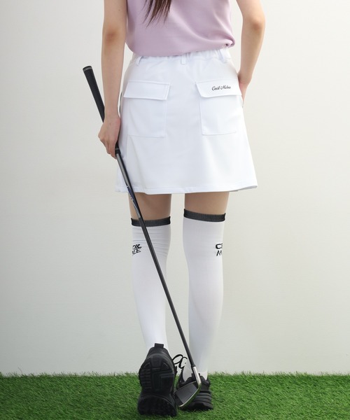 CECIL McBEE（セシルマクビー）の「Pocket Line Basic Skirt ポケット ライン ベーシック スカート（スカート・レディース・ブラック/ホワイト・S）」の17枚目の写真