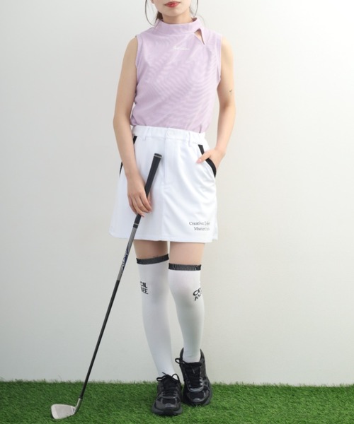 CECIL McBEE（セシルマクビー）の「Pocket Line Basic Skirt ポケット ライン ベーシック スカート（スカート・レディース・ブラック/ホワイト・S）」の18枚目の写真