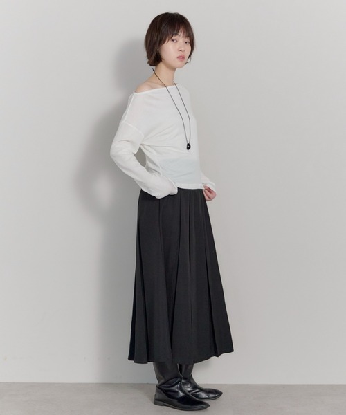 leimn(レイムン)の「オフショルシアースウェット(Tシャツ/カットソー・レディース・ホワイト/ブラック/チャコールグレー・FREE)」の18枚目の写真