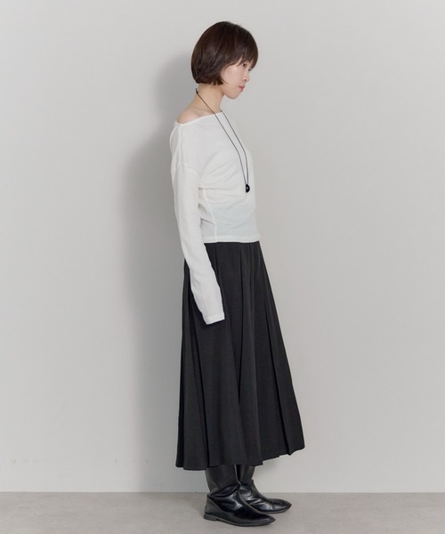 leimn(レイムン)の「オフショルシアースウェット(Tシャツ/カットソー・レディース・ホワイト/ブラック/チャコールグレー・FREE)」の19枚目の写真