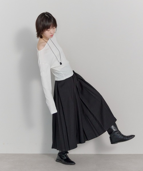 leimn(レイムン)の「オフショルシアースウェット(Tシャツ/カットソー・レディース・ホワイト/ブラック/チャコールグレー・FREE)」の20枚目の写真