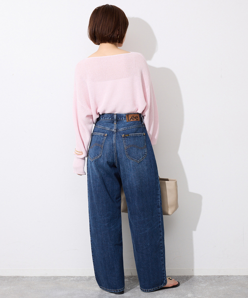 Lee（リー）の「LEE/リー SLOBE別注 カーブデニム　LL8030（デニムパンツ・レディース・スカイブルー/ブルー・38/36/34）」の7枚目の写真