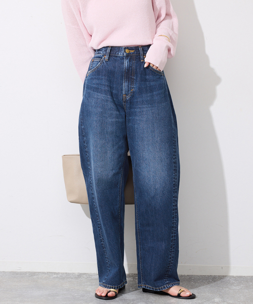 Lee（リー）の「LEE/リー SLOBE別注 カーブデニム　LL8030（デニムパンツ・レディース・スカイブルー/ブルー・38/36/34）」の8枚目の写真