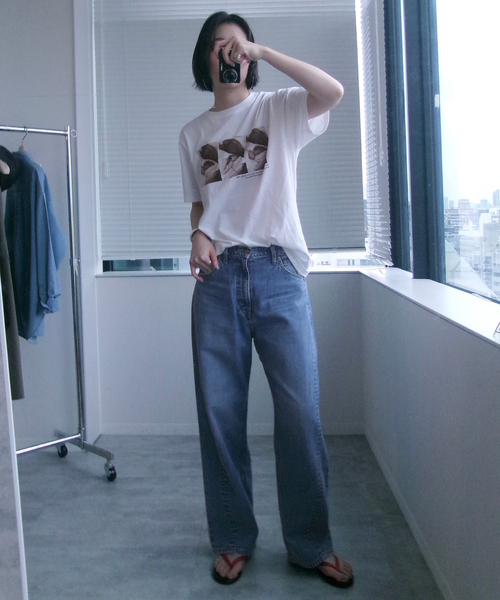 Lee（リー）の「LEE/リー SLOBE別注 カーブデニム　LL8030（デニムパンツ・レディース・スカイブルー/ブルー・38/36/34）」の18枚目の写真